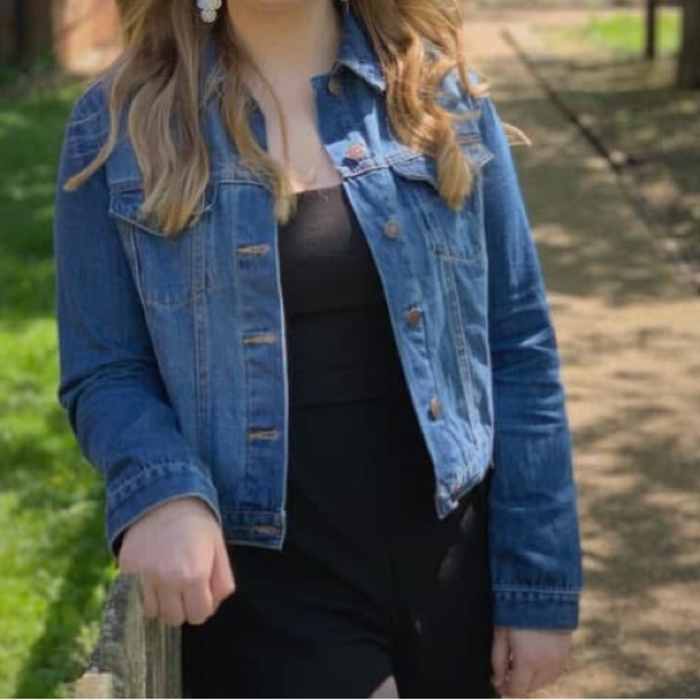 Forever 21 Classic Blue Jean Jacket